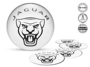 Jaguar Adesivi Cerchio Auto Design Cupola Stiloso